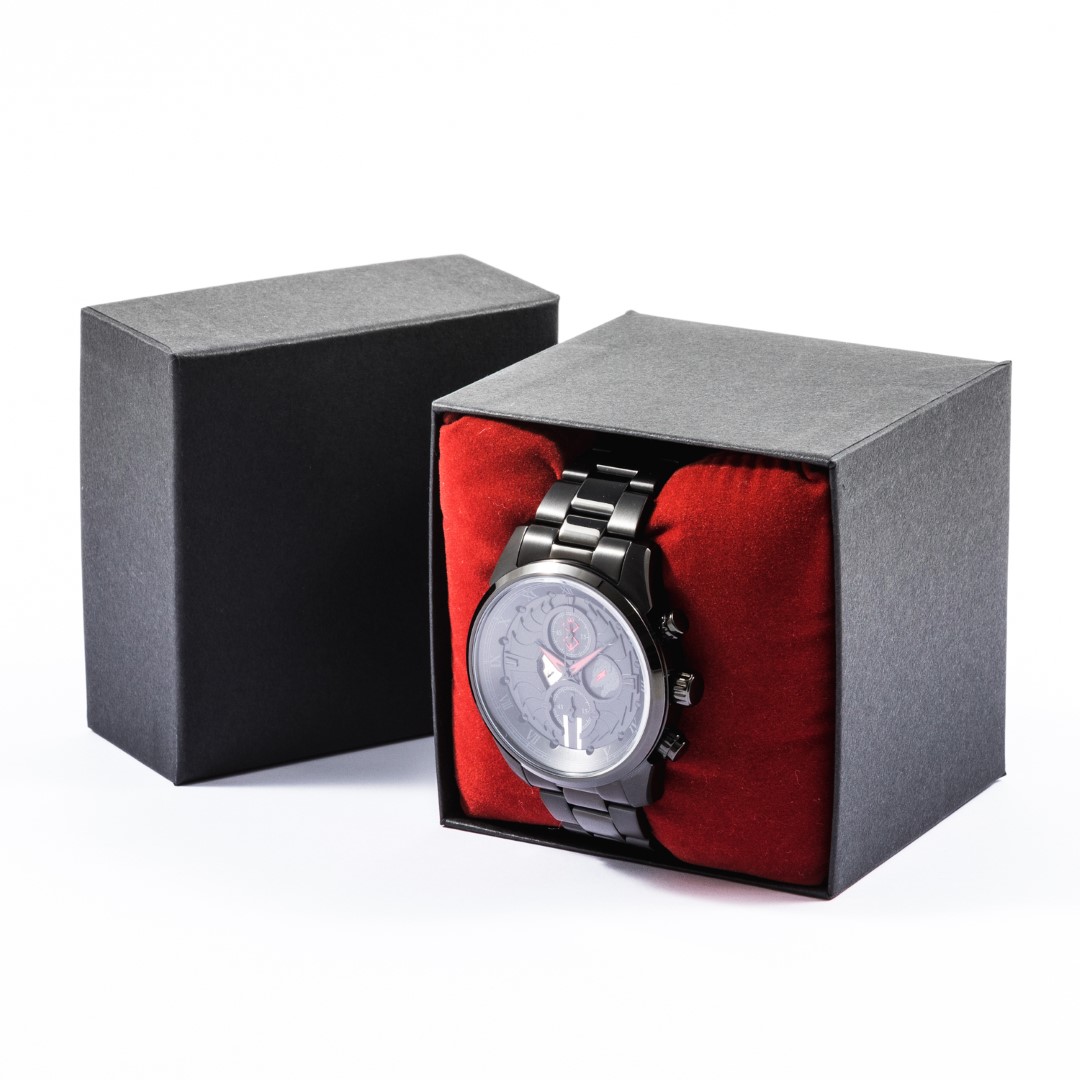 ベルセルク Berserk クロノグラフ ブラック 時計 腕時計 限定500個 TV