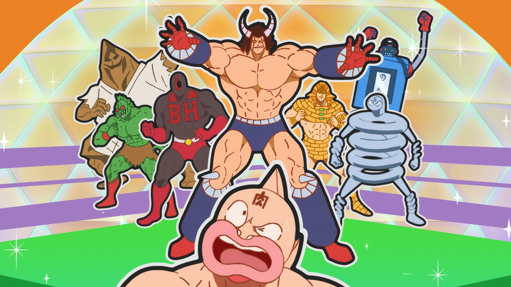 キン肉マン 描き下ろし ビッグタペストリー布 45周年の「キン肉マン